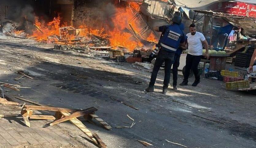 الصحة الفلسطينية: شهيدان في قصف إسرائيلي لمركبة في بلدة قباطية جنوبي جنين