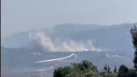 بالفيديو: غارة معادية على بلدة كفركلا