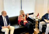 وزير البيئة عرض مع بلاسخارت وريزا قضايا بيئية وسبل دعم خطة الطوارئ
