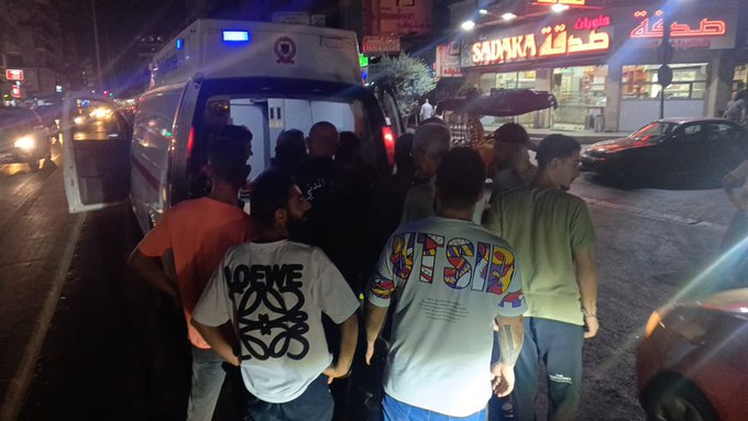 جريح اثر انزلاق دراجة نارية في الشياح