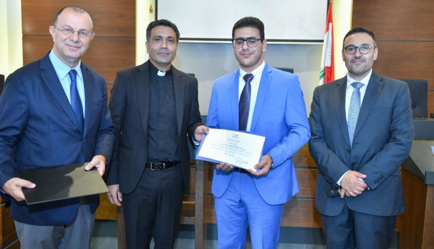 حفل توزيع جائزة “جبران خليل جبران” في جامعة الروح القدس