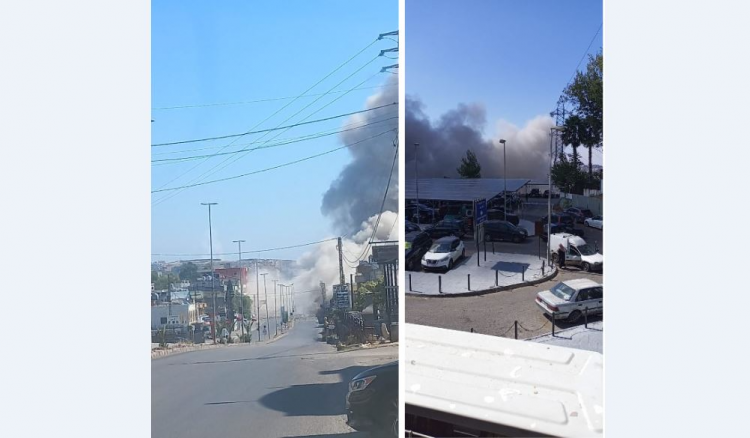 العدوان الجوي يستهدف محيط مستشفى نبيه بري الحكومي في النبطية وسلسلة غارات على الاحياء السكنية في المدينة