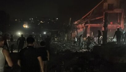 13 إصابة غالبيتها طفيفة جدًا في غارة اسرائيلية على مبنى في النبطية