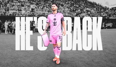 ميسي يعود الى الملاعب بعد غياب 100 يوم
