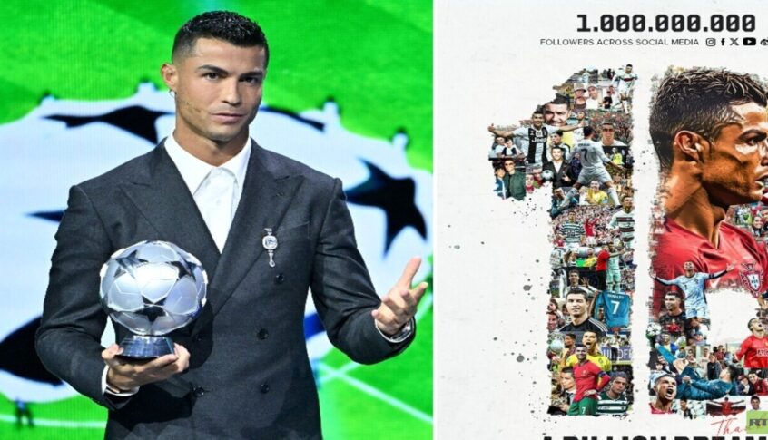 “مليار حلم، رحلة واحدة”.. رونالدو أول شخص يصل إلى مليار متابع