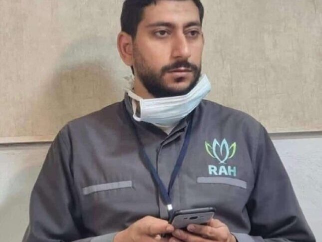 مستشفى الرسول الاعظم تزف الشهيد الموظف محمد حسن نور الدين