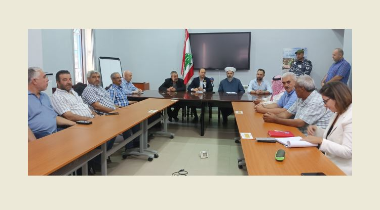 اجتماع في محافظة بعلبك الهرمل عرض مستجدات معالجة مشكلة الصرف الصحي في عرسال