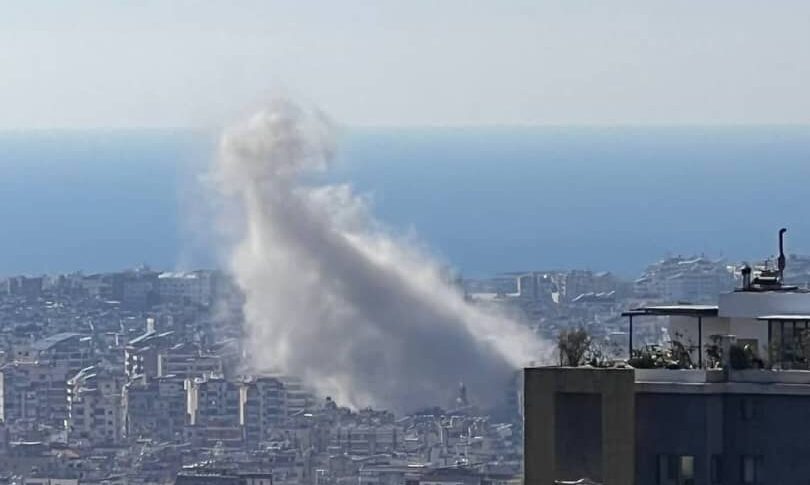 انباء عن غارة على الضاحية الجنوبية لبيروت