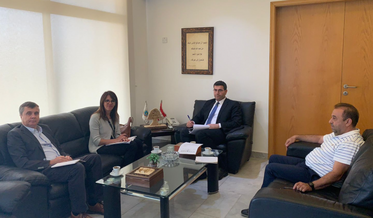 الحاج حسن عرض مع ممثلة “الفاو” سبل تعزيز الشراكة في القطاع الزراعي