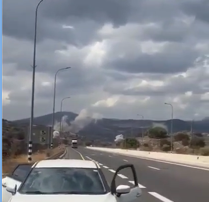 إعلام العدو: سقوط صواريخ في منطقة كاحال قرب طبريا