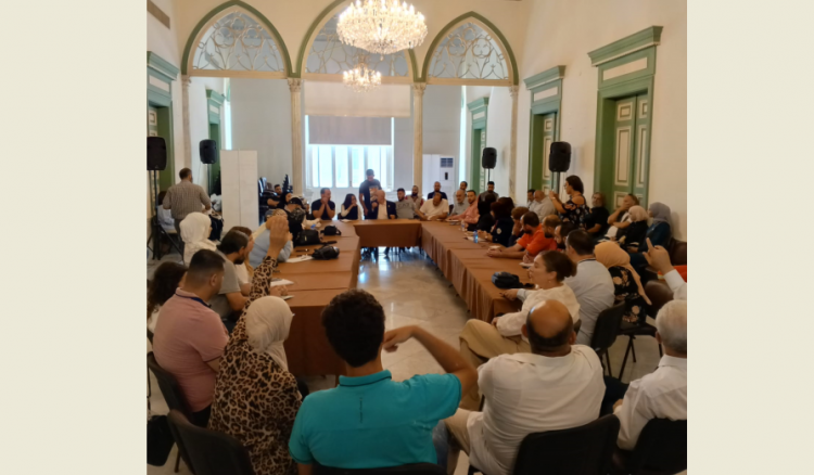 يمق ترأس اجتماعًا تنسيقيًا بحث في إيواء النازحين: يجب ان نتكاتف ونرص الصفوف
