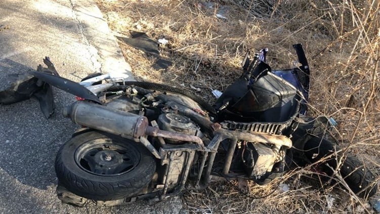 جيش الاحتلال استهدف دراجة نارية في منطقة البياضة -صور