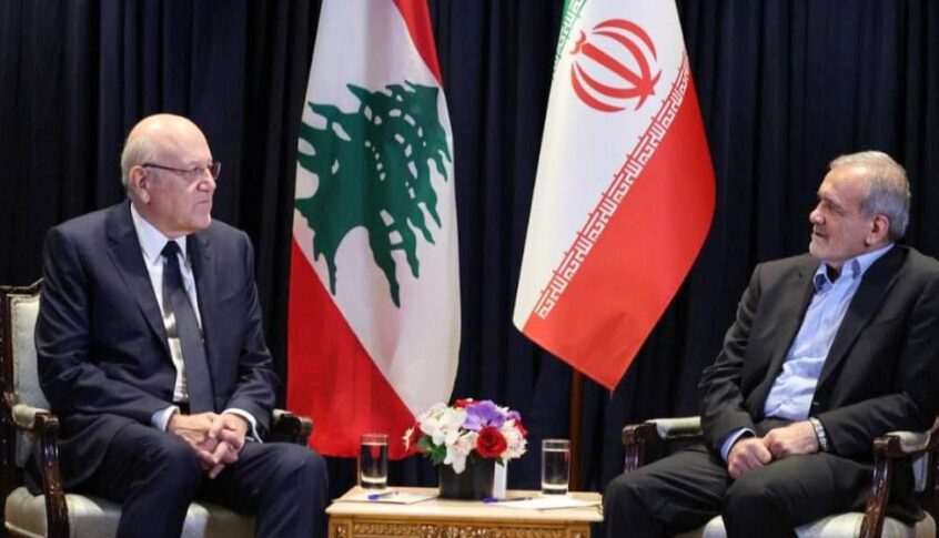 ميقاتي التقى الرئيس الإيراني وتلقى اتصالا من المستشار الألماني