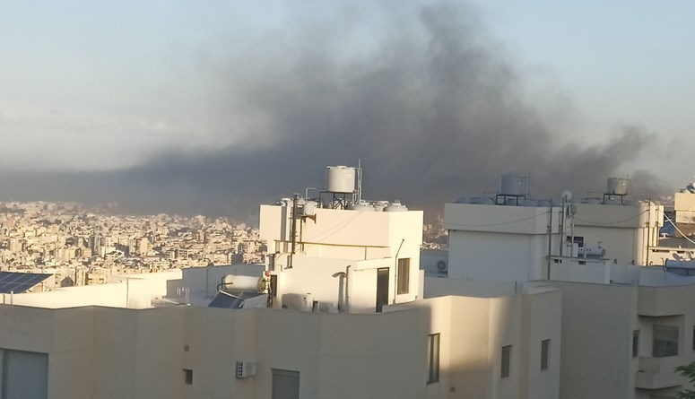 أعمدة الدخان لا تزال تتصاعد من الضاحية الجنوبية لبيروت بعد سلسلة ضربات إسرائيلية ليلية