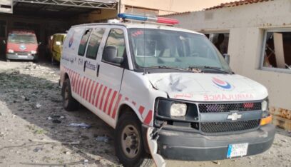 العدو الاسرائيلي يهدد باستهداف سيارات الإسعاف والفرق الطبية في الجنوب!