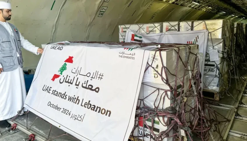 طائرتان إضافيتان من المستلزمات النسائية تزنان 80 طناً لأمهات لبنان ضمن هدية “أم الإمارات”