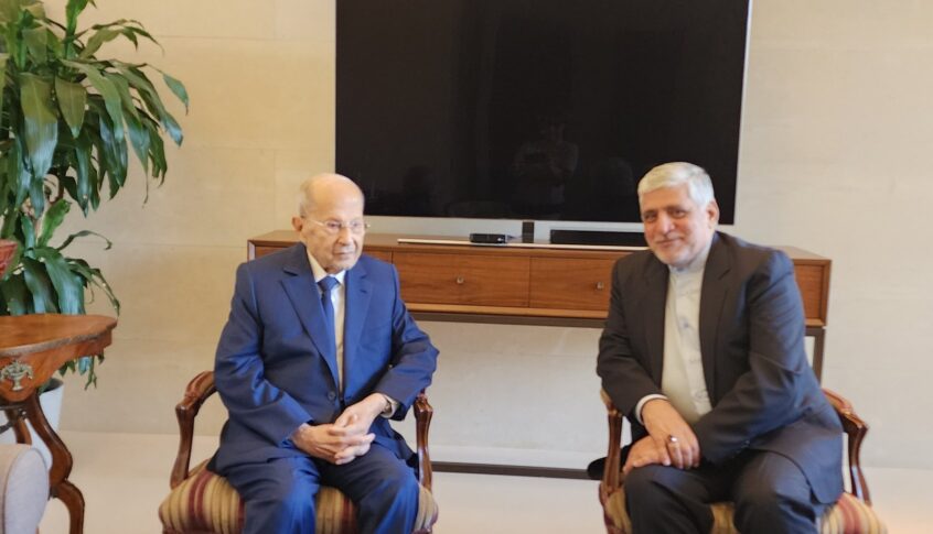 الرئيس عون استقبل المندوب الخاص لوزير الخارجية الإيراني لشؤون الشرق الأوسط الدكتور محمد رضا شيباني في الرابية