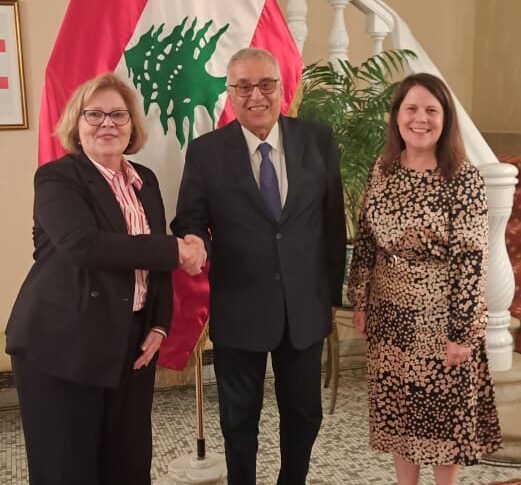 بو حبيب التقى ليف وبحث معها كيفية وقف الحرب
