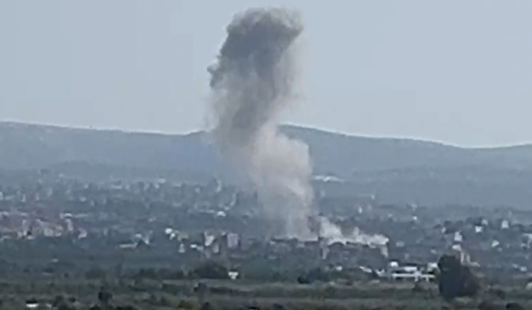 غارتان على المنطقة الواقعة بين الحوش والبرج الشمالي وبلدة باتوليه