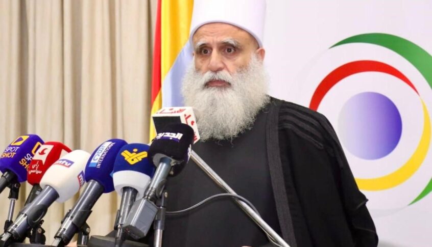 شيخ العقل لـ”المدى”: حوار الرئاسات الروحية مسؤولية اخلاقية وضمانة اساسية للبنان