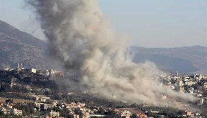 نجاة الزميلة رنا جوني بأعجوبة جراء غارة على بلدة دير الزهراني واصابتها طفيفة