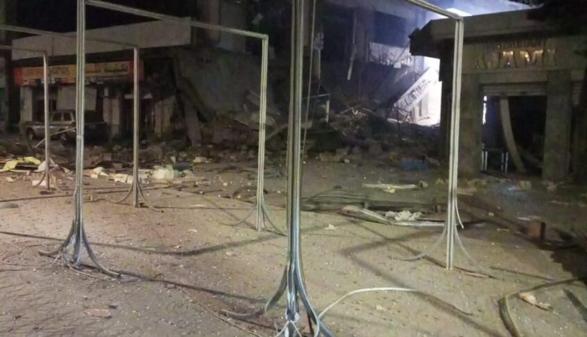 إصابات في الغارة على منزل في سحمر