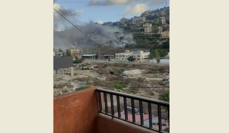 غارة استهدفت منزلا في حي المقاصد في مدينة النبطية
