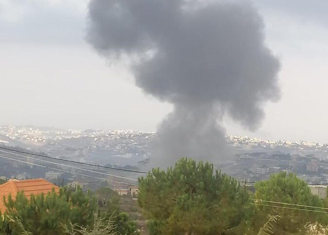 شهيدان بغارة على معروب أمس