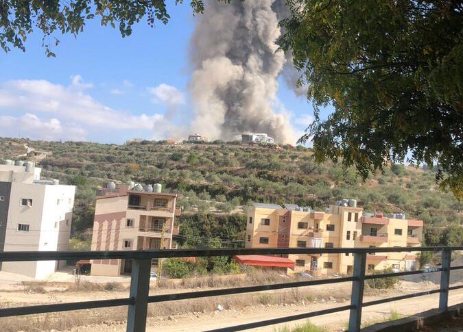 استهداف معروب في قضاء صور وسقوط جرحى في الغارة على محرونة