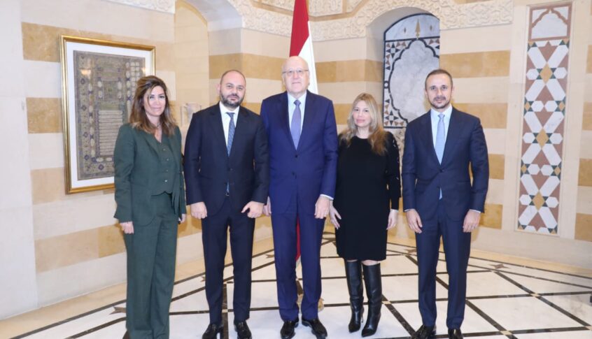 الرئيس ميقاتي يستقبل وفدًا من شركة OMT