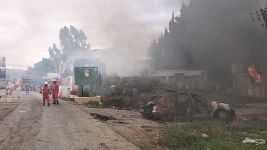 النيران اندلعت في مخازن حاجز الجيش في العامرية