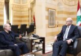 ميقاتي عقب استقبال لاريجاني: الاولوية لوقف العدوان الاسرائيلي