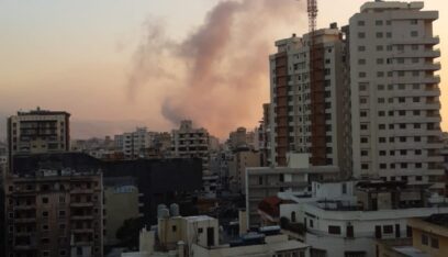 بالصور: العدو يستهدف منطقة الشياح – الغبيري في الضاحية الجنوبية