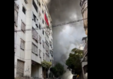 فيديو للحظة إستهداف العدوّ الإسرائيلي لمنطقة الشياح