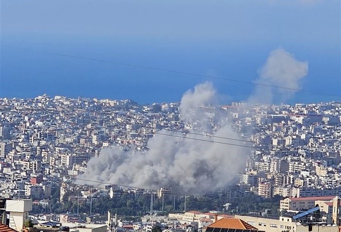 غارة اسرائيلية تستهدف منطقة الغبيري في الضاحية الجنوبية