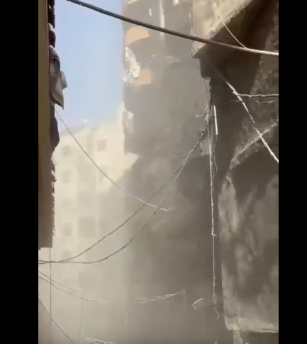 بالفيديو: دمار هائل في منطقة الشارع الصيني بحارة حريك في ضاحية بيروت الجنوبية جراء غارات العدو