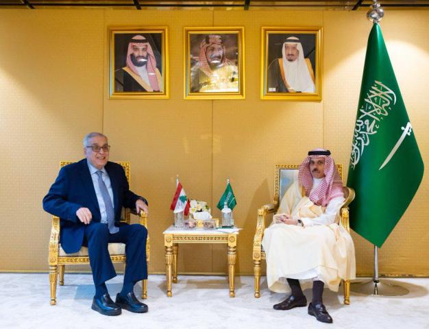 لقاء بين بوحبيب ووزراء خارجية السعودية والأردن والعراق وسوريا وتركيا ومصر في الرياض