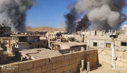 صورة جديدة للعدوان الاسرائيلي على تدمر السورية