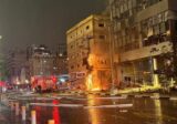 شرطة العدو الإسرائيلي: الصاروخ الذي سقط في بني براك في تل أبيب كبير الحجم