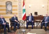 ميقاتي استقبل سليمان والجميل والسنيورة