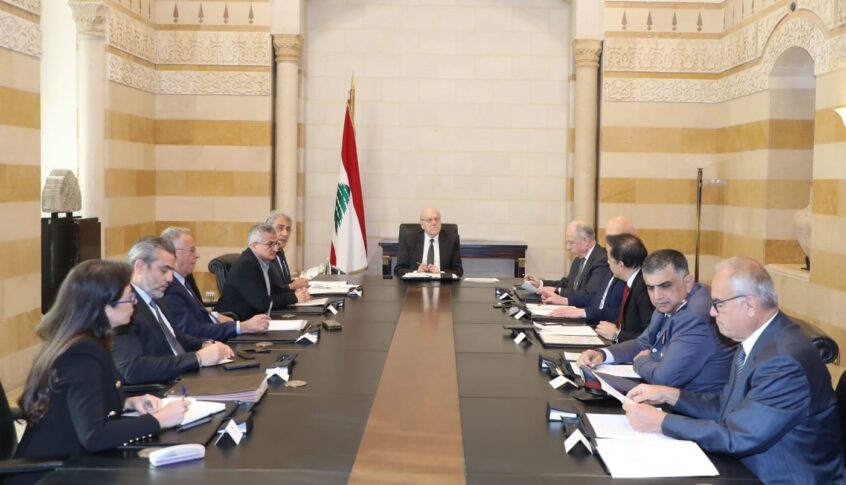 ميقاتي رأس اجتماعا ل” اللجنة الوزارية المكلفة متابعة خطة عمل مجموعة العمل المالي للجمهورية اللبنانية للخروج من اللائحة الرمادية”