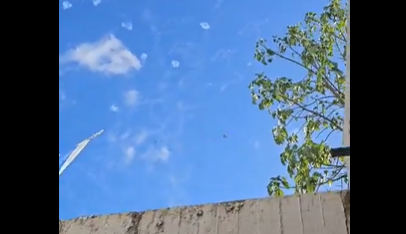 فيديو لسماء “نهاريا” الآن بعد رشقة صاروخية من لبنان