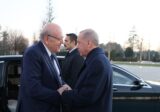 أردوغان التقى ميقاتي في مستهل زيارة دولة…مراسم استقبال رسمية في المجمع الرئاسي(بالصور)