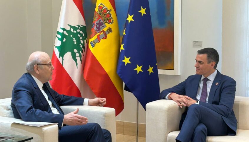 ميقاتي يجري محادثات مع نظيره الإسباني… سانشيز: لبنان هو من الجهات الفاعلة الرئيسية التي تريد إسبانيا التعاون معها