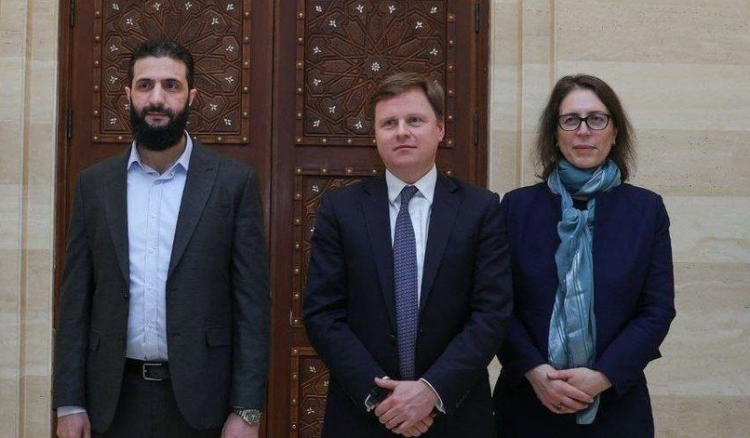 الشرع لوفد من الخارجية البريطانية: لإنهاء العقوبات المفروضة على سوريا