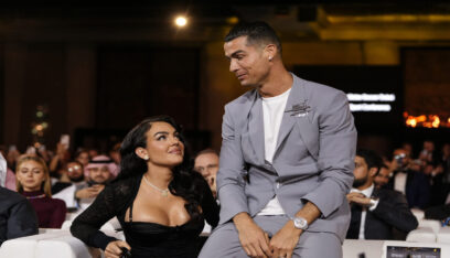 رد فعل جورجينا عقب فوز رونالدو بجائزة غلوب سوكر