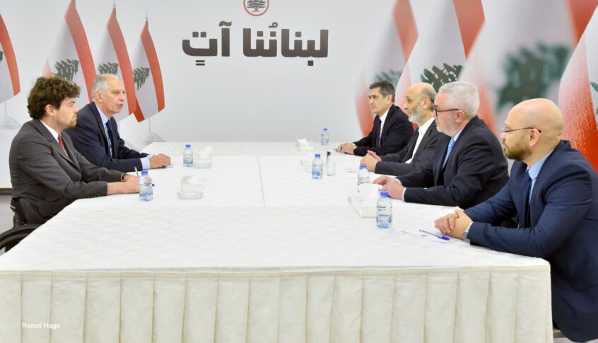 جعجع التقى ماغرو وبحث معه المستجدات والمتغيرات الحاصلة في المنطقة وتأثيرها على لبنان