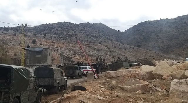 الجيش يجري تمارين تدريبية في منطقة وطى الجوز