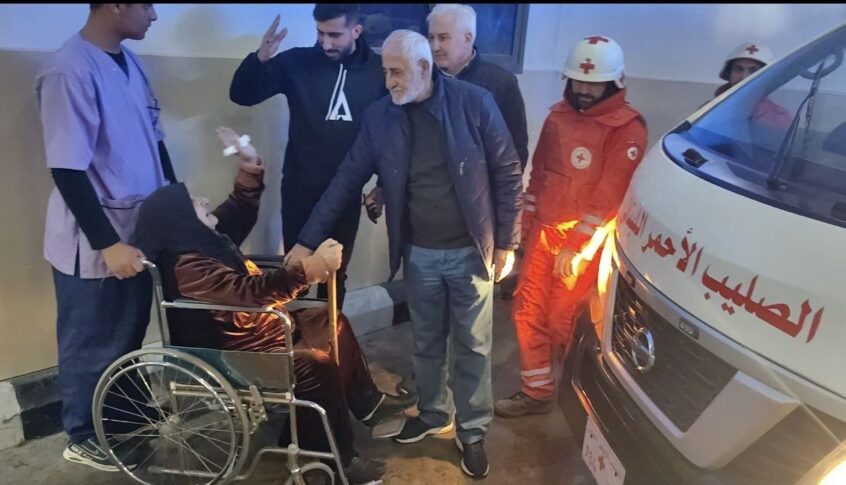 بيان شكر من بلدية بني حيان إجلاء الحاجة فيروز جابر من البلدة