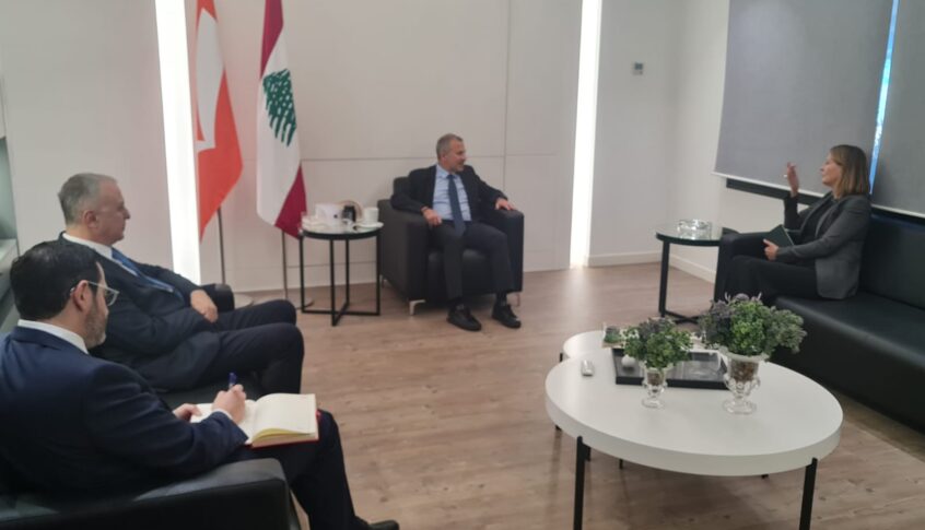 باسيل التقى السفيرة النرويجية في لبنان…وتشديد على عودة النازحين السوريين